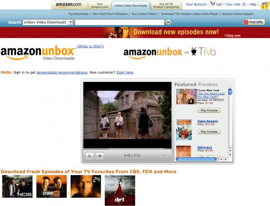 Will You Download Movies and TV Shows From Amazon Unbox on TiVo?